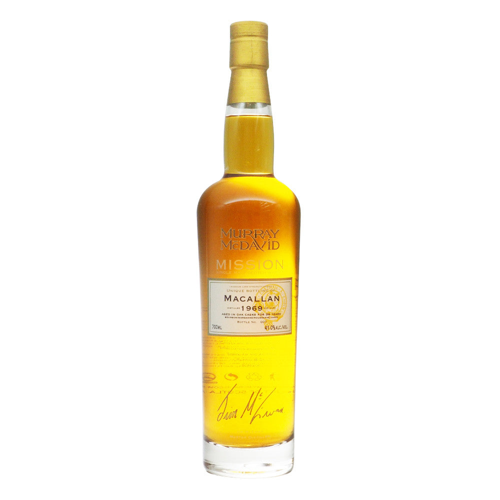 Macallan 1969 36 Years Murray McDavid - Mission Series - The Whisky Shop Singapore