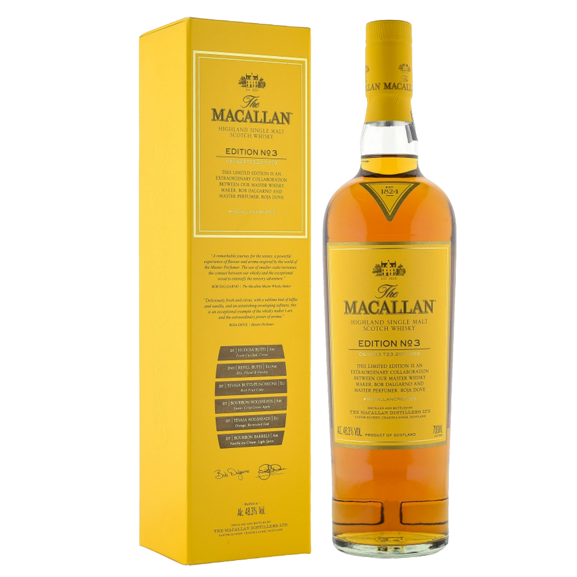 The Macallan Edition No.3、4、5、6 Father's Day Sale) The Macallan Edition No. 3 Highland Single Malt