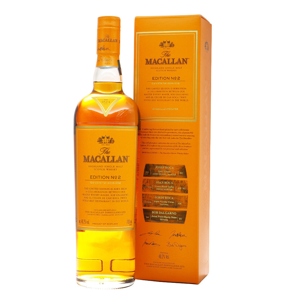 Macallan Edition No. 2 with Free Jim Murray Whisky Bible - The Whisky Shop Singapore