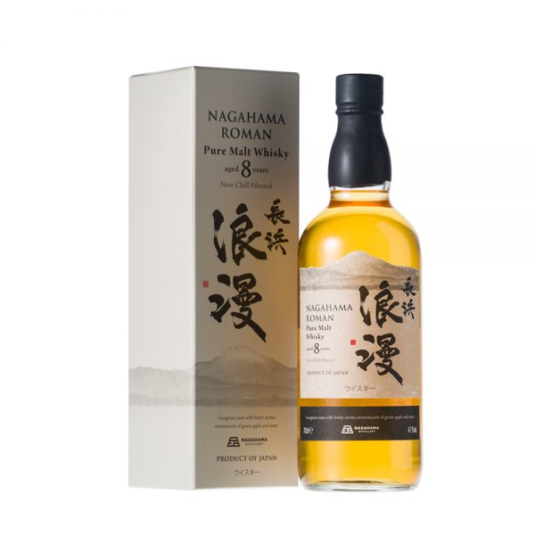 Nagahama Distillery 長濱 浪漫 Roman 8 Years old Pure Malt Whisky Product of Japan ABV 47% Vol 70cl / 700ml