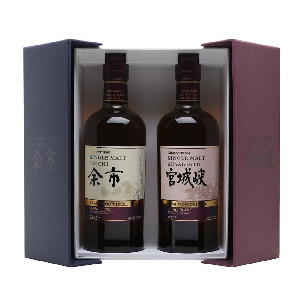 Nikka Yoichi & Miyagikyo Rum Cask Finish Single Malt Whisky