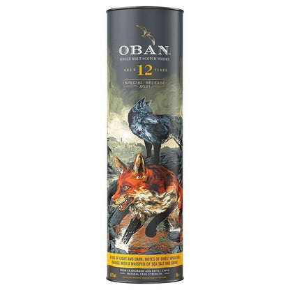 Oban 12 Year Old Special Release 2021 From Ex-Bourbon and Refill Casks Natural Cask Strength Highland Single Malt Scotch Whisky ABV 56.2% Vol 70cl / 700ml