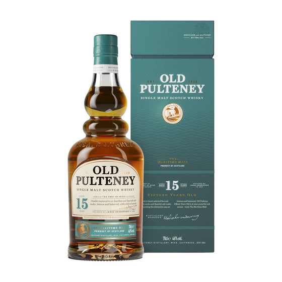 Old Pulteney 15 Year Single Malt 700ml with Gift Box