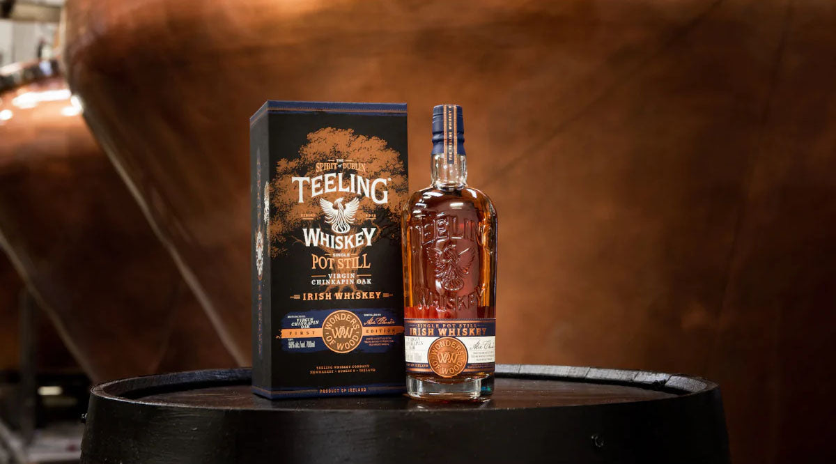 Teeling Wonders Of Wood First Edition Virgin Chinkapin Oak Single Pot Still Irish Whiskey  ABV 50% Vol 70cl / 700ml