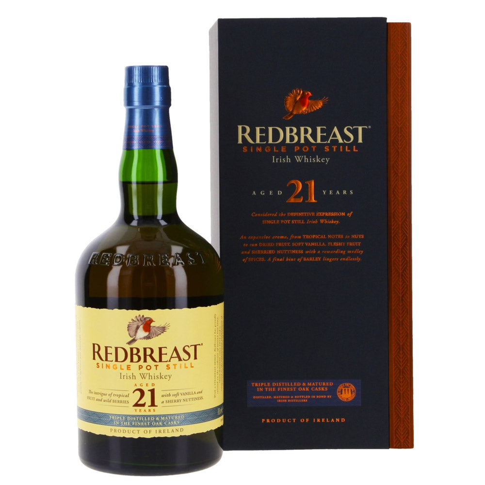 Redbreast 21 Years Old Irish Whiskey ABV 46% 70cl with Gift Box