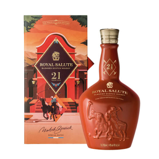 Royal Salute 21 Year The Polo Estancia Edition Blended Scotch Whisky ABV 40% Vol 700ml / 70cl