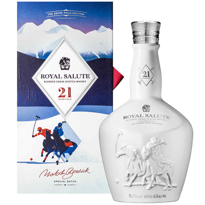 Royal Salute 21 Years The Snow Polo Limited Edition 700ml ABV 46.5%