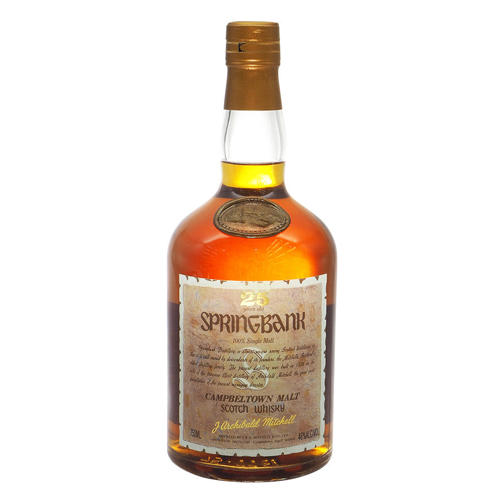 Springbank 25 Years - The Whisky Shop Singapore