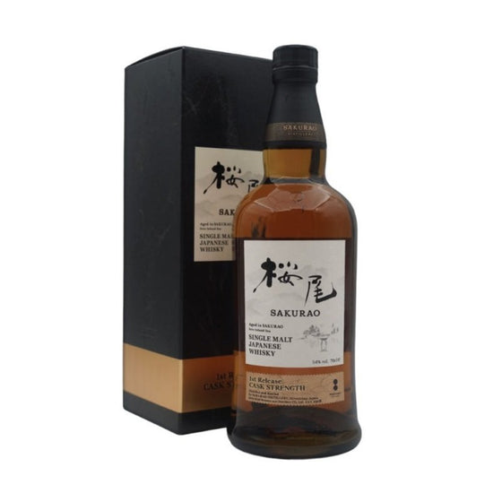 Sakurao 1st Release Cask Strength Single Malt Whisky ABV 54% 700ml