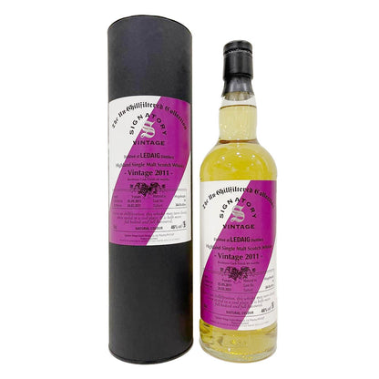 Ledaig Distillery Vintage 2011 9 Year Old Signatory Vintage Bordeaux Cask Finish Highland Single Malt Scotch Whisky ABV 46% Vol 700ml / 70cl