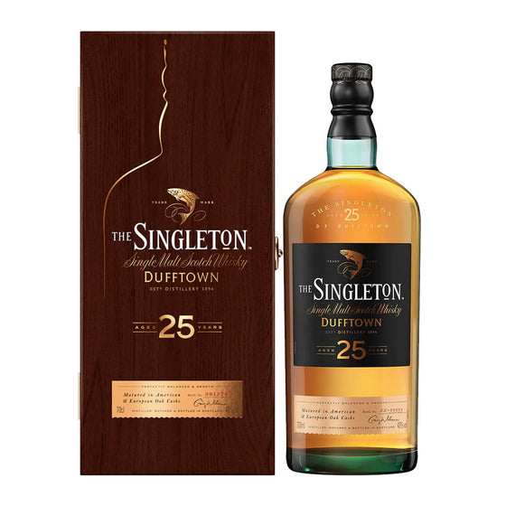 Singleton of Dufftown 25 Year Old, Single Malt Scotch Whisky Vol 700ml ABV 43.00%