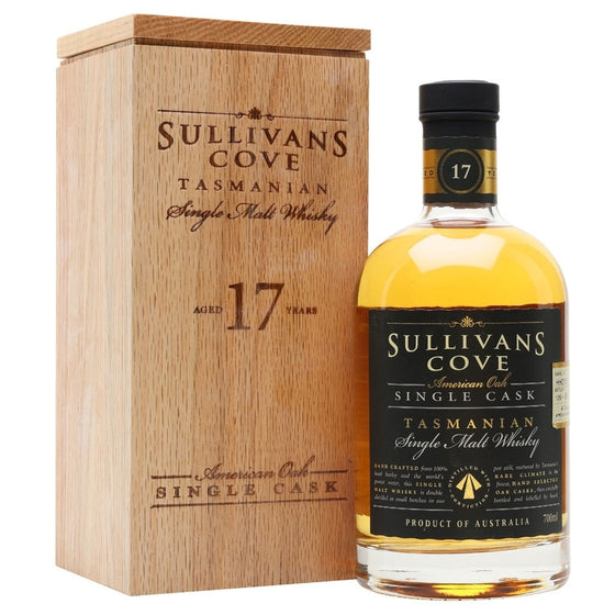 Sullivans Cove Tasmanian 17 Years Amercian Oak Single Cask 700ml ABV 47.50%