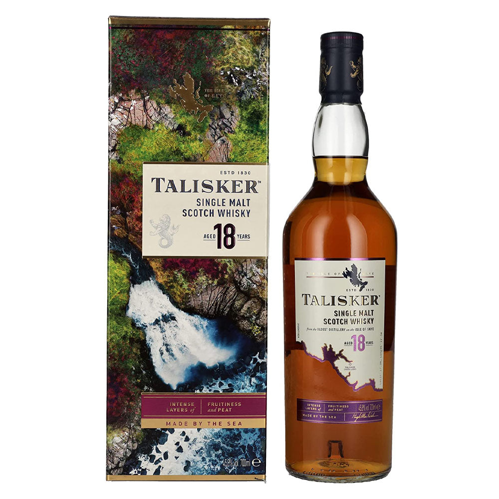 Talisker 18 Years Old ABV 45.8% 70cl with Gift Box