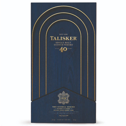 Talisker Bodega 40 Year Old, Bodega Series, Isle of Skye Single Malt Scotch Whisky ABV 50.00% Vol 700ml / 70cl