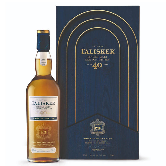 Talisker Bodega 40 Year Old, Bodega Series, Single Malt Scotch Whisky Vol 700ml ABV 50.00%