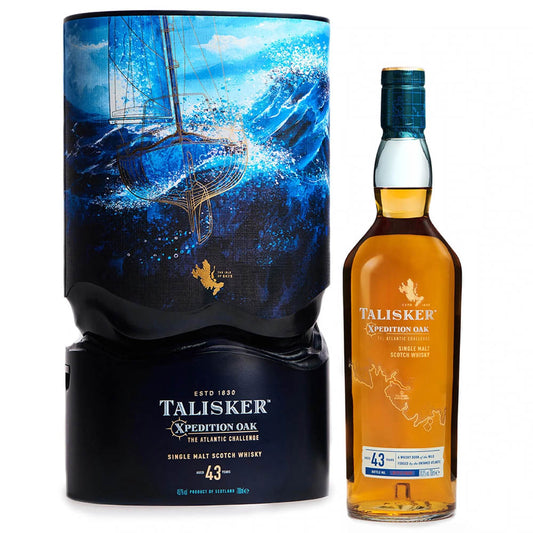 Talisker Xpedition Oak 43 Year Old Isle of Skye Single Malt Scotch Whisky ABV 49.7% Vol 700ml / 70cl  (With Gift Box)