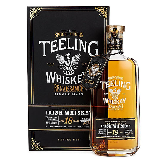 Teeling 18 Year Old Renaissance Series 4 Single Malt Irish Whiskey ABV 46% 700ml