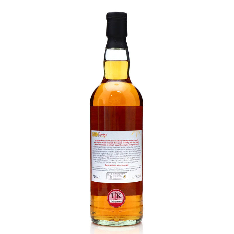 Uitvlugt 1990 Year Old Rum Sponge Cask Edition No.4 ABV 55% 70CL with Gift Box