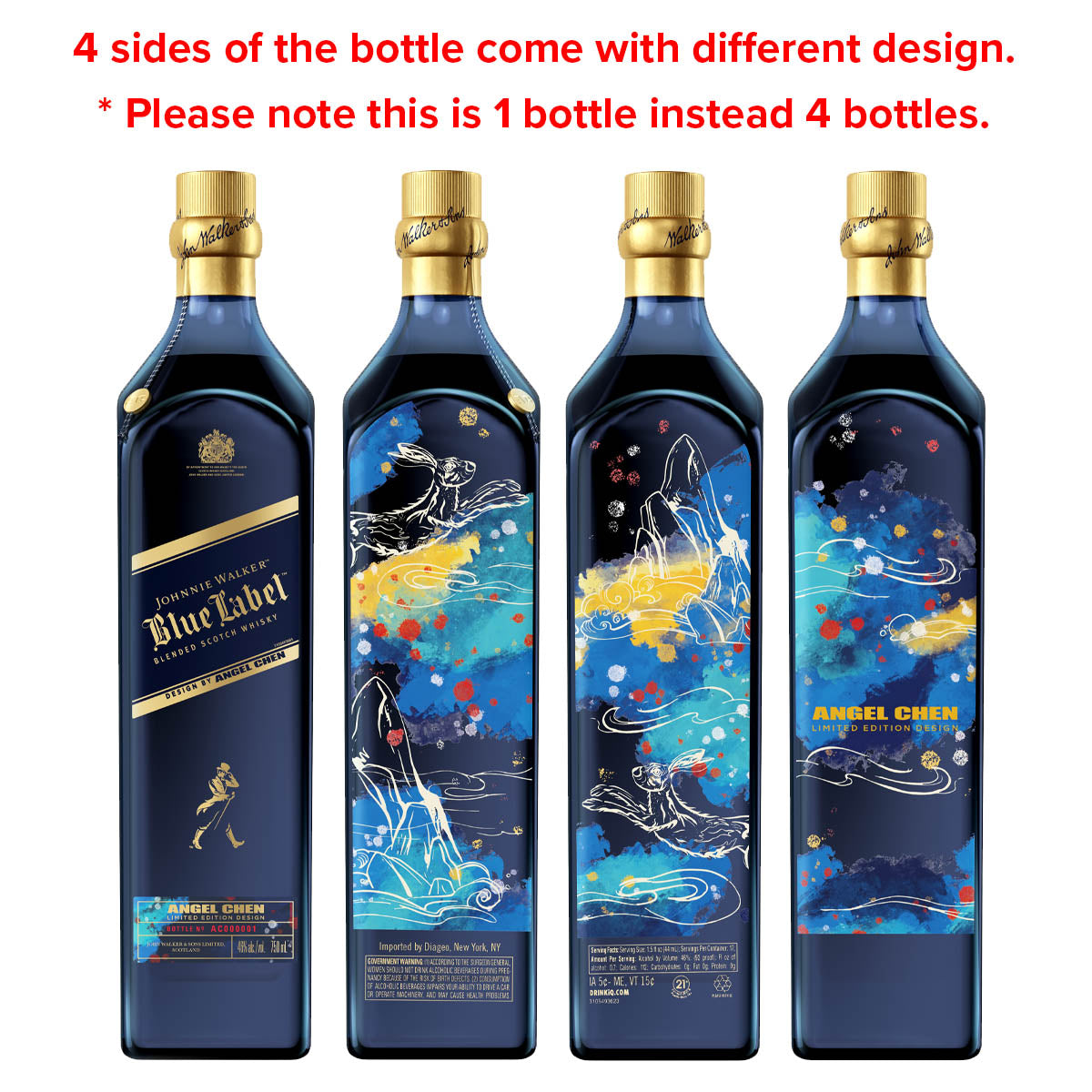 Johnnie Walker Blue Label Year Of The Rabbit Limited Edition Whisky 75 ...