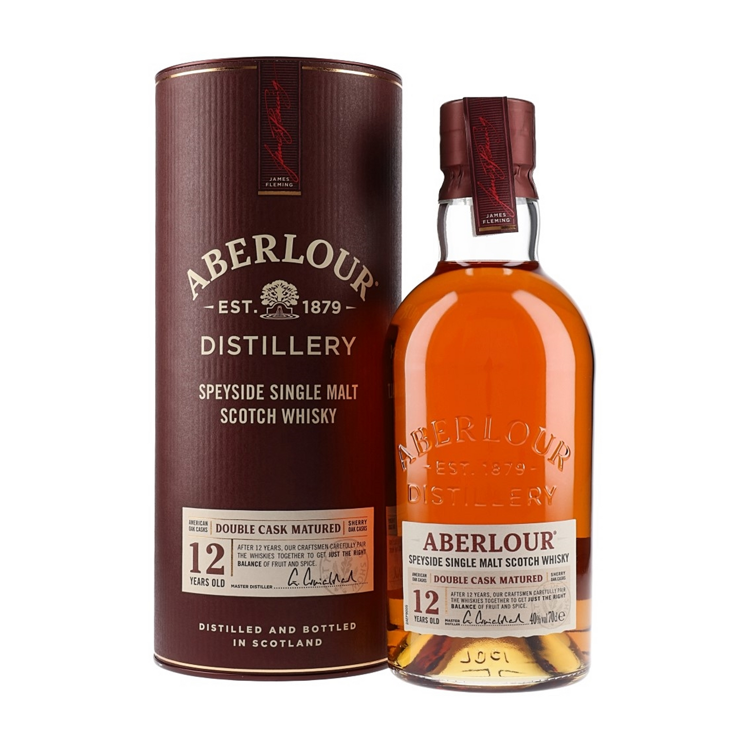 Aberlour 12 Year Old Double Cask Matured Speyside Single Malt Scotch Whisky ABV 40% 70cl with Gift Box