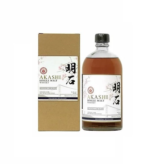 Akashi Red Wine Cask Finish Japanese Whisky 70cl - The Whisky Shop Singapore