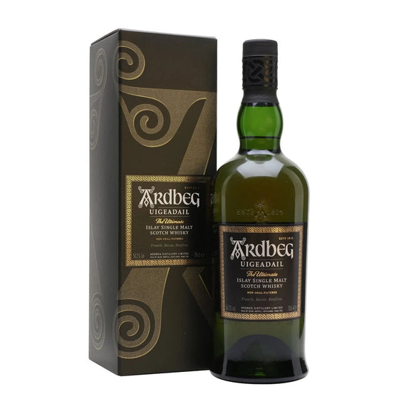 Ardbeg Uigeadail Single Malt Islay Scotch Whisky ABV 54.2% 70cl with Gift Box