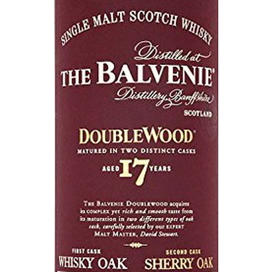 Balvenie 17 Year Double wood - The Whisky Shop Singapore