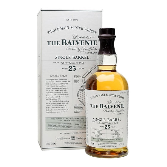Balvenie 25 Years Single Barrel - The Whisky Shop Singapore