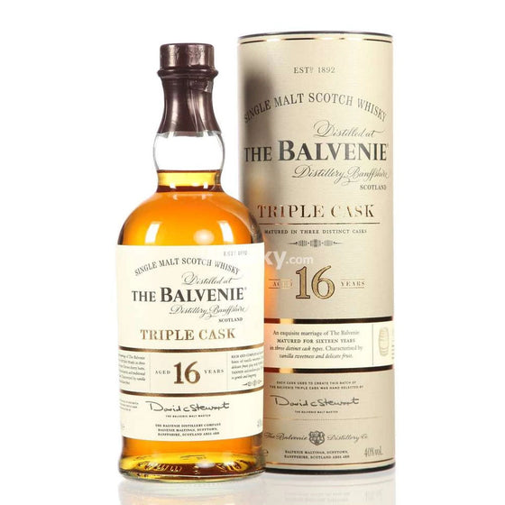 Balvenie 16 Years Triple Cask Scotch Whisky 40% 70cl With Gift Box - The Whisky Shop Singapore
