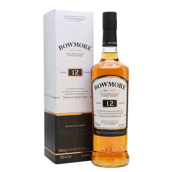 Bowmore 12 Years ABV 40% 70cl with Gift Box