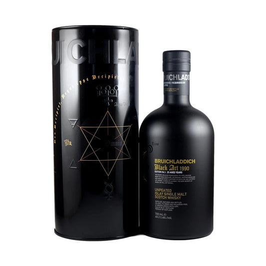 Bruichladdich 1990 23 Year Old Black Art Edition 4.1 Unpeated Islay Single Malt Scotch Whisky ABV 49.2% Vol 70cl / 700ml