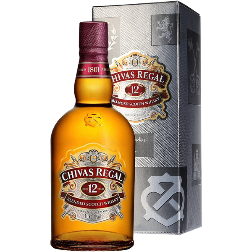 Bundle Of 2 Chivas 12 Year Old And Chivas Brothers Blend Scotch Whisky ABV 40% 100cl With Gift Box