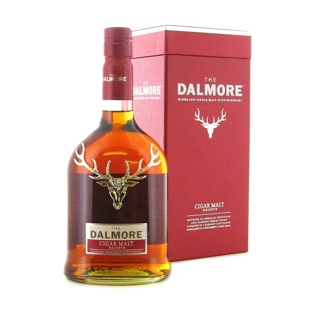 The Dalmore Cigar Malt Reserve Matured in American White Oak and Olorosso Sherry Wood Finished in Cabernet Sauvignon Barriques to Complement a Fine Cigar Highland Single Malt Scotch Whisky ABV 44% Vol 70cl / 700ml (Box may not in good condition)