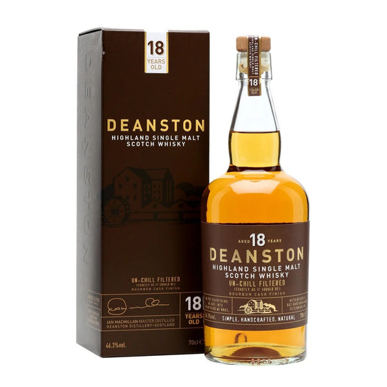 Deanston 18 Years ABV 46.3% 70cl with Gift Box