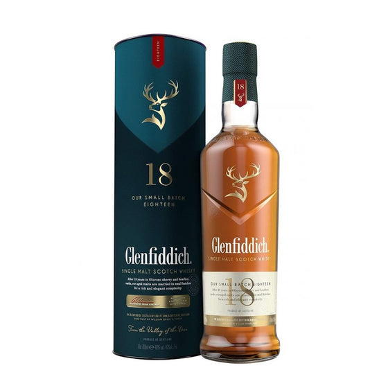 Glenfiddich 18 Years ABV 40% 70cl with Gift Box - The Whisky Shop Singapore