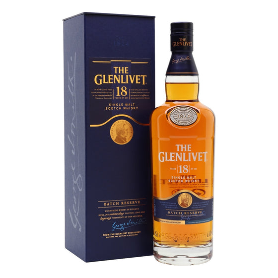 Glenlivet 18 Years ABV 40% 70cl with Gift Box - The Whisky Shop Singapore