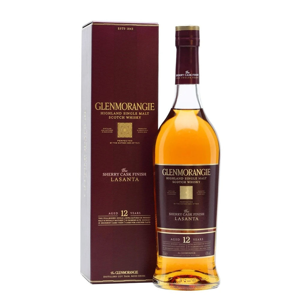 Glenmorangie 12 Years Lasanta ABV 43% 75cl with Gift Box