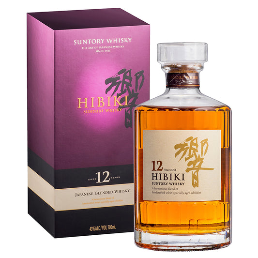 Hibiki 12 Year Old Blended Japanese Whisky ABV 43% 700ml With Box (Discontinued)