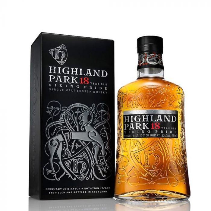 Highland Park 18 Years Viking Honour ABV 43% 70cl with Gift Box