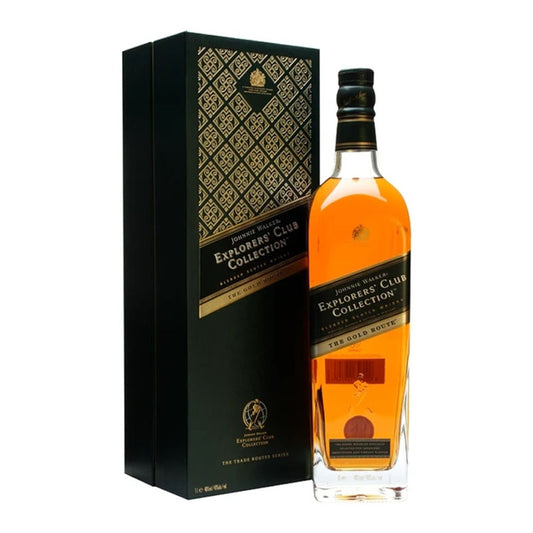 Johnnie Walker Explorers' Club Collection The Gold Route Blended Scotch Whisky ABV 40% Vol 1000ml / 100cl / 1L (With Gift Box)
