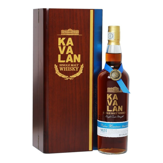 Kavalan Solist Pedro Ximenez Sherry Single Cask Strength Single Malt Whisky Vol 70cl / 700ml (with Gift Box)