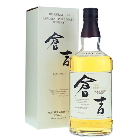 Kurayoshi Pure Malt Whisky ABV 43% 70cl with Gift Box