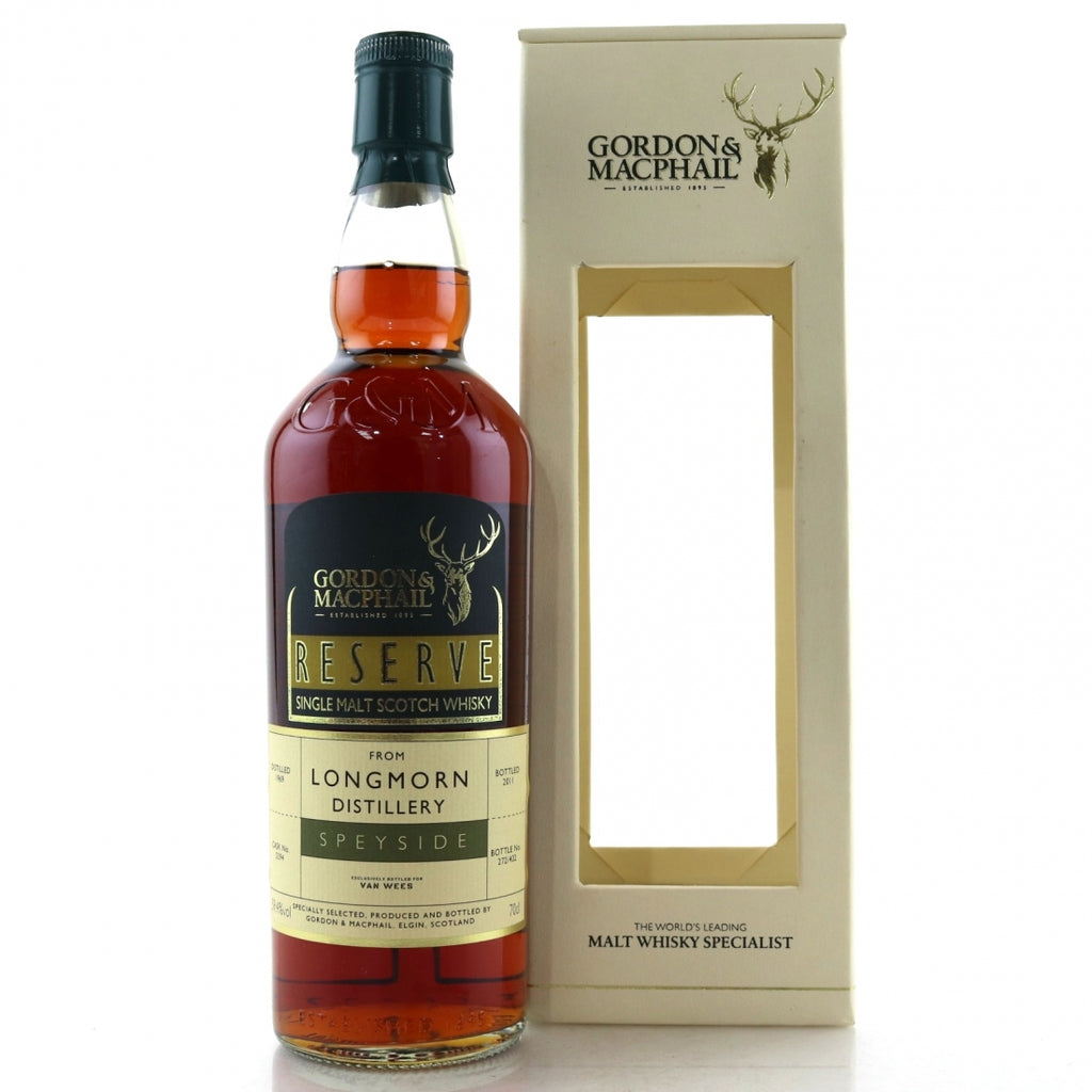 Longmorn 1969 42 Years Gordon & MacPhail Reserve for Van Wees - The Whisky Shop Singapore