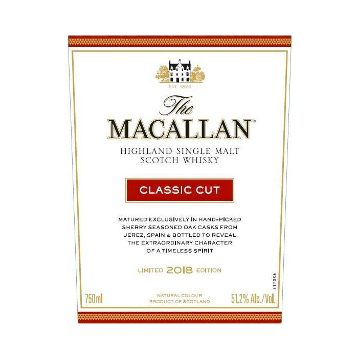 Macallan Classic Cut Limited Edition 2018 - The Whisky Shop Singapore