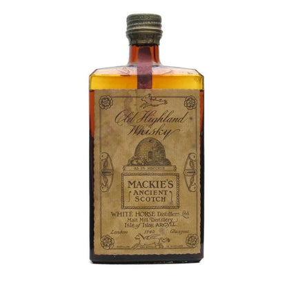 Mackie's Ancient Brand (Bot. 1940s) Blended Scotch Whisky Blended and Bottled by White Horse Distilleries Limited Isle of Islay Proof 86.8 Vol 4/5 Quart
