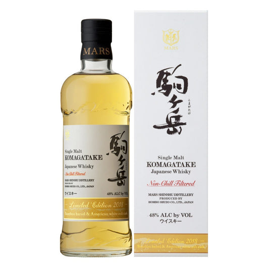 Mars Shinshu Distillery Komagatake 駒ヶ岳 Limited Edition 2018 Single Malt Japanese Whisky ABV 48% Vol 70cl / 700ml (With Gift Box)