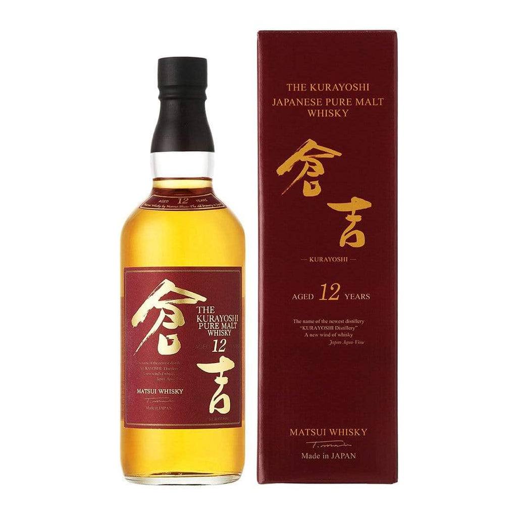 Kurayoshi 12 Years Pure Malt Whisky ABV 43% 70cl With Gift Box