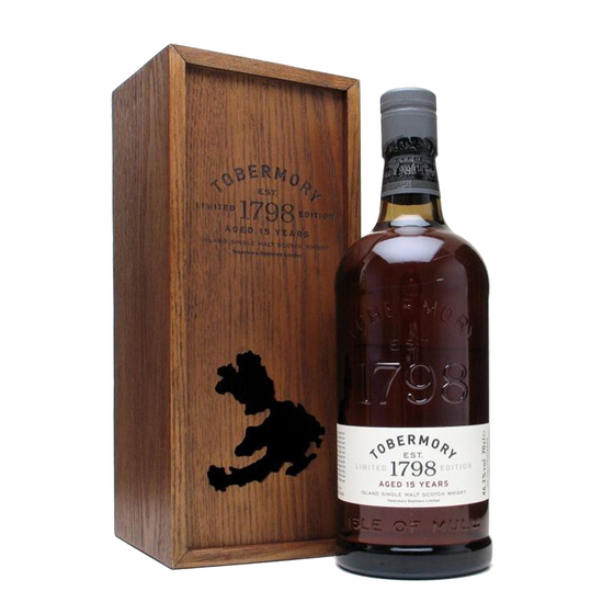 Tobermory 15 Years Limited Edition ABV 46.3% 70cl with Gift Box