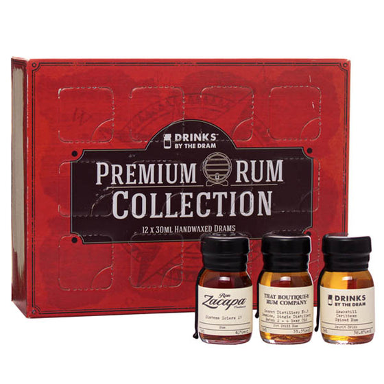 Drinks By The Dram Premium Rum Collection Handwax 2021 (12 x 30ml - Gift Pack)